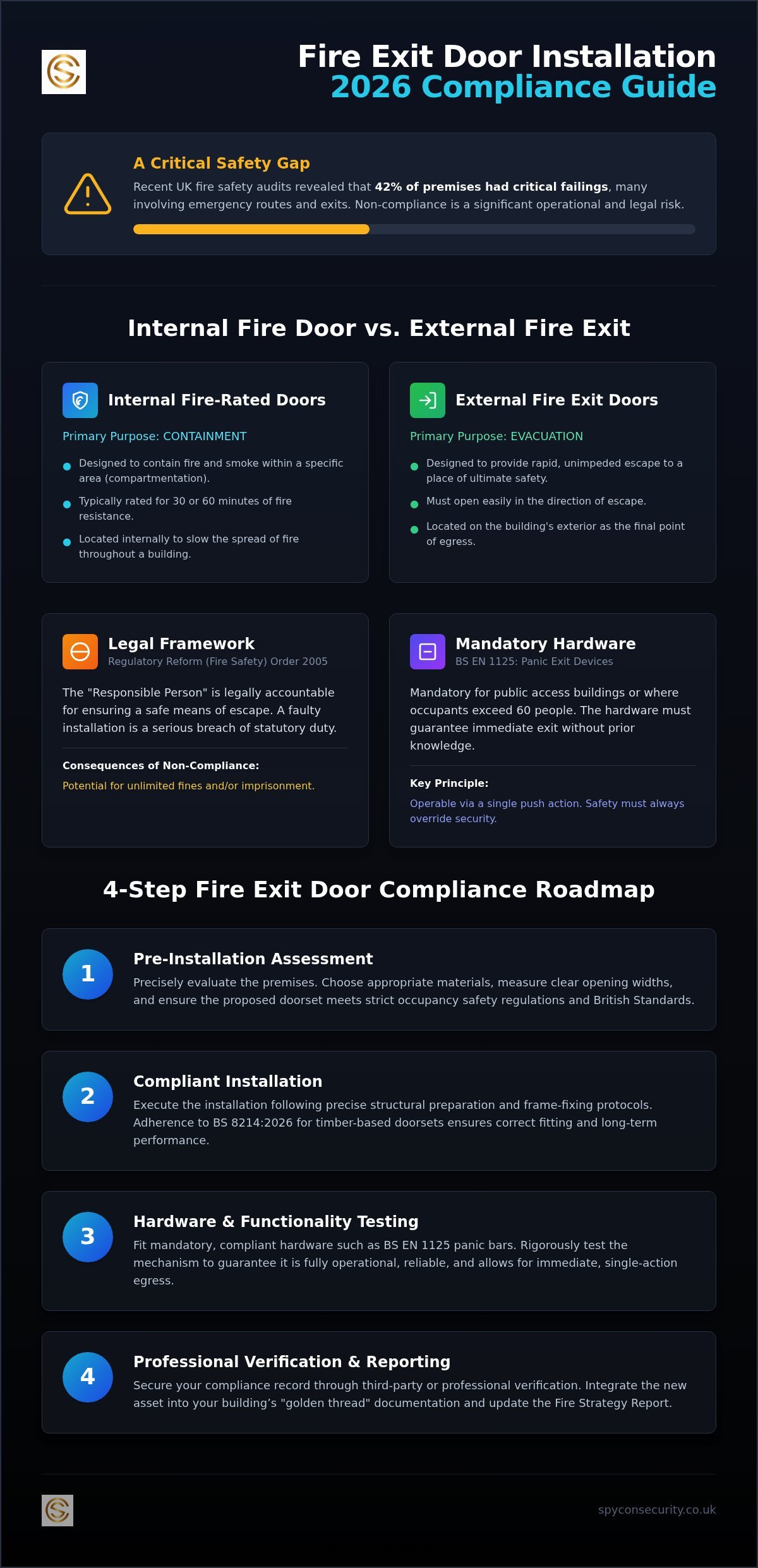 Fire Exit Door Installation: The 2026 Compliance Checklist for UK Businesses
