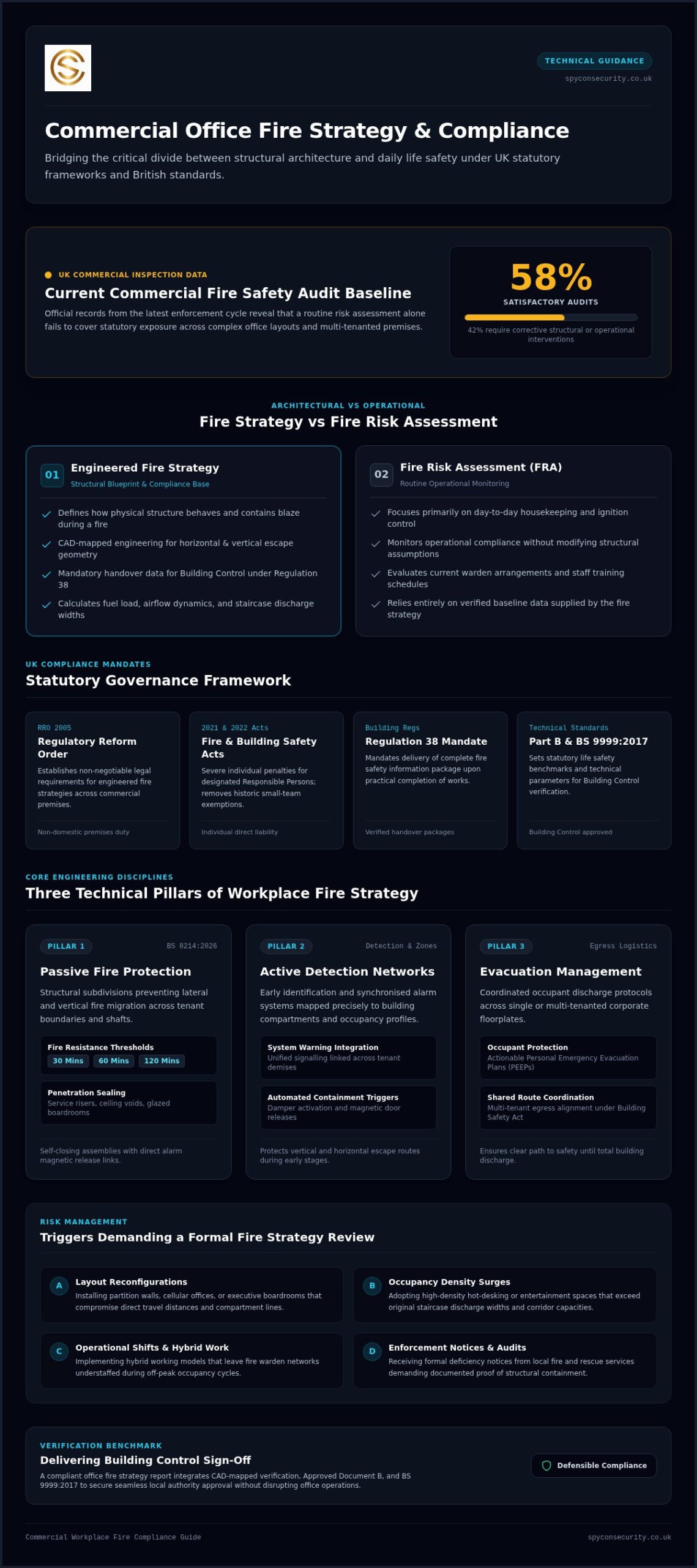 Fire Strategy for Offices: 2026 Commercial Compliance Guide