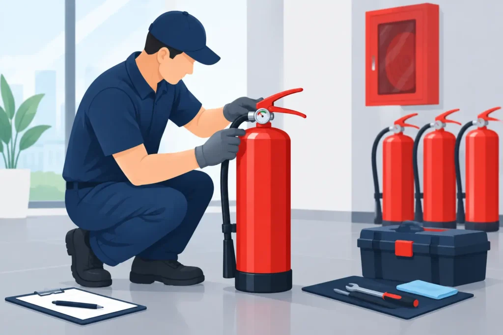 Commercial Fire Extinguisher Servicing Explained