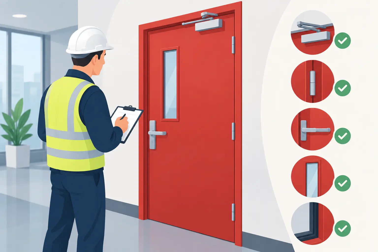 What a Fire Door Inspection Service Should Cover